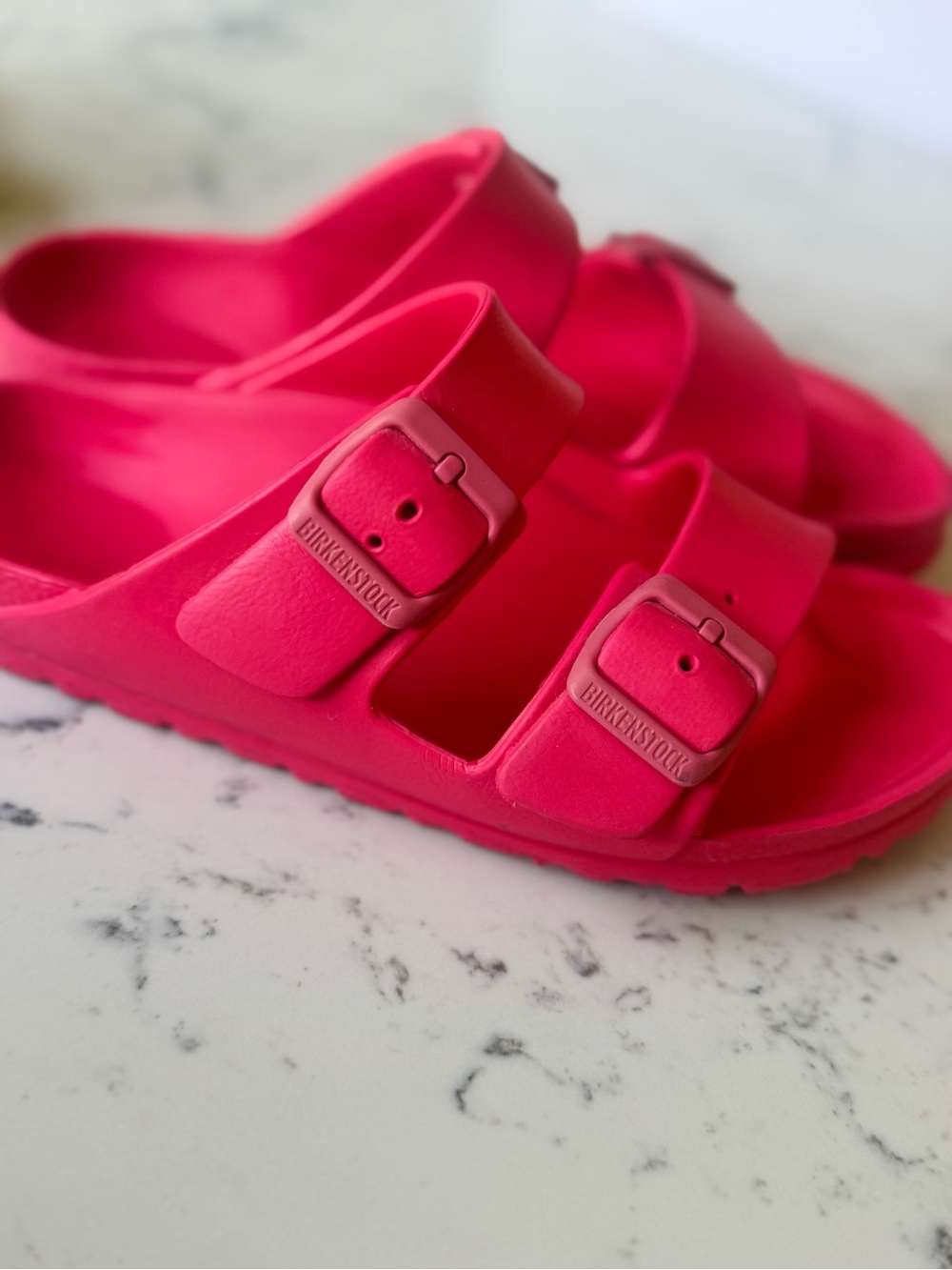 Birkenstock Two-Strap EVA Sandals - Hot Pink